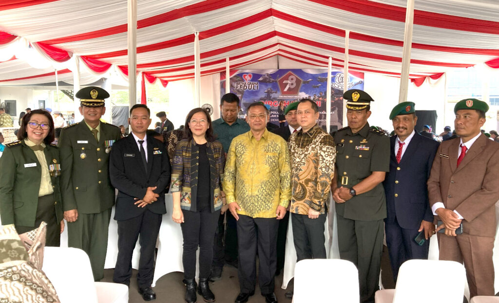 WB Meriahkan HUT TNI Security Group Artha Rayakan Syukuran Dan Baksos 1