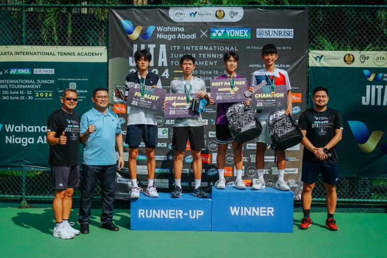 Jakarta International Tennis Academy Gelar Turnamen Seri II J60 di Hotel Borobudur Jakarta