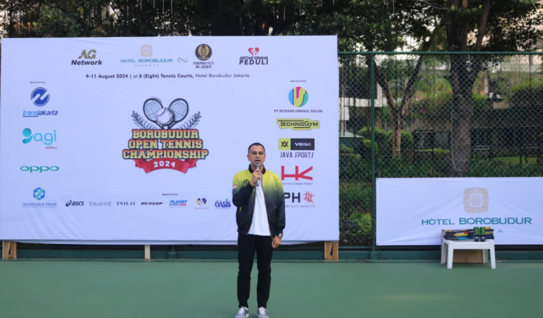 Raffi Ahmad Buka Borobudur Open Tennis Championshipraffi  2024