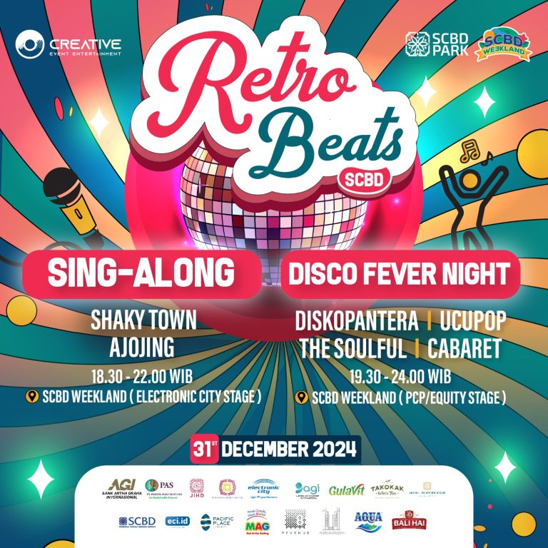 Sambut Tahun Baru 2025, SCBD Tampilkan Retro Beats Party